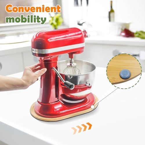 Bamboo Mixer Slider for Kitchen Aid 5-8 Qt Bowl Lift Stand Mixer - Image 6