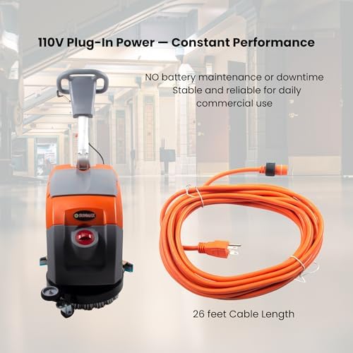 SUNMAX RT35AC 17" Corded Floor Scrubber, 7.9/9.2-Gal Tanks - Image 3