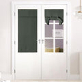 NICETOWN Dark Mallard French Door Curtains for Kitchen Front Back Window by NICETOWN