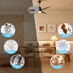 Eunice Ceiling Fan Cleaner Duster with Extension Pole,Blue 7FT - Image 5