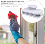 Window Cleaner, Magnetic Glass Cleaner Window Washer Glass Wiper Magnetic Cleaning Tools Magnetic Glass Brush Outside Window Cleaner Tool for Home - Image 2