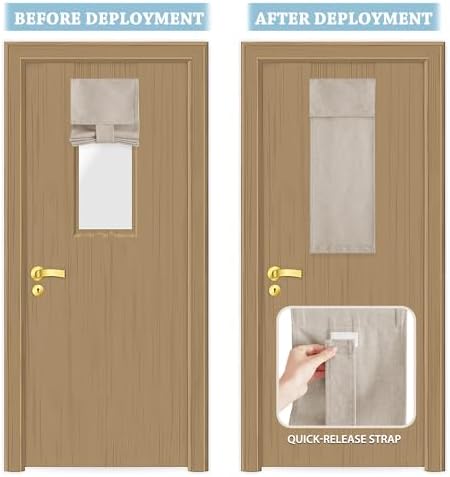 RYB HOME Classroom Door Window Cover, Privacy Sunlight Shades for Office - Image 5