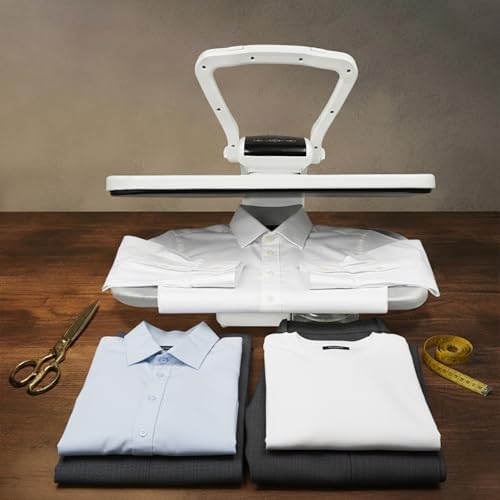 26" Large Steam Iron Press with LED Touch Screen, 1600W 110V Steam Digital Iron Press, 5 Fabric Settings, 194-392 °F Temperature Adjustment - Image 3