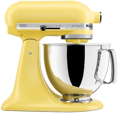 KitchenAid Artisan, 5-Qt Tilt Head Stand Mixer, KSM150PS, Butter by Unknown