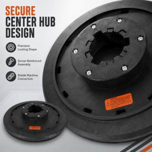 16-Inch Floor Buffer Pad Driver for 17-Inch Buffer & Scrubber, 2-Inch Riser - Image 5