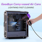 Electric Air Duster - Air Blower - Multi-Use Compressed Air Duster for Keyboard- Computer and PC - 5.74 oz Powerful Motor - Image 2