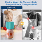 LOVE MOMENT Electric Mason Jar Vacuum Sealer Kit - Green - Image 2