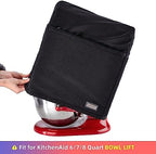 HOMEST Stand Mixer Dust Cover for KitchenAid 6/7/8 Quart Bowl Lift - Image 2