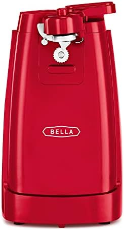 bella Electric Can Opener and Knife Sharpener, Red by bella