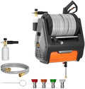 Giraffe Tools Retractable Wall Mount Pressure Washer Pro with 100FT Hoses by GiraffeTools