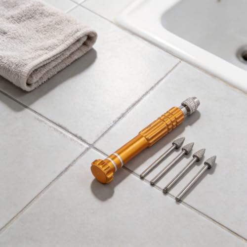 for tile Grout Cleaning Tool Set, Professional Screwdriver-Style Scraper for Easy Stain Removal - Image 5