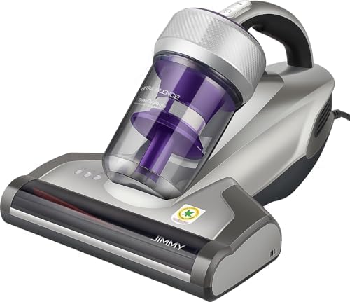 Jimmy Mattress Vacuum Cleaner, Anti-allergen Bed Vacuum Cleaner with UV-C Light & High Heating Tech, 14Kpa Suction 480W Powerful Handheld Vacuums for Dust & Pet Hair(JV35, Corded) by JimmyBedVacuumCleaner
