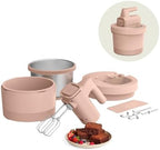 bella 3.5 Qt Hand & Stand Mixer, 2 in 1 Electric Mixer with Bowl, Blossom by bella
