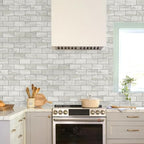 STICKGOO 10-Sheet Peel and Stick Backsplash on Subway Tile, Beige - Image 2