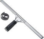 Unger Professional Steel Window and Glass Squeegee with Replacement Rubber, 16 Inch (Pack of 1) - Image 2
