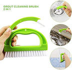8 Pack Grout Cleaner Brush, Hand-held Groove Gap Cleaning Tools Tile Joint Scrub Brush to Deep Clean, Household Cleaning Brushes for Window Door Track, Stove Tops, Shower, Kitchen, Seams, Floor Lines - Image 2
