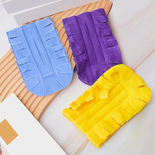 12 Pcs Reusable Duster Refills Washable Pads, Purple, Light Blue, Yellow - Image 6