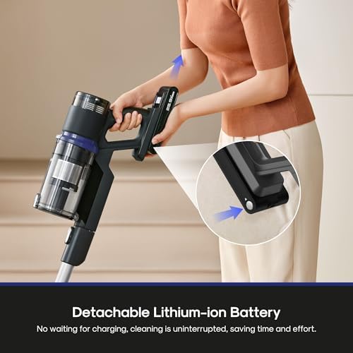 Eureka ReactiSense 350W Anti-Tangle Cordless Stick Vacuum, NEC451BL - Image 6