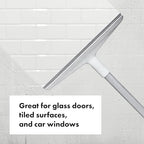 OXO Good Grips Aluminum Extendable Squeegee, Adjustable Shower Squeegee for Glass Doors - Image 2