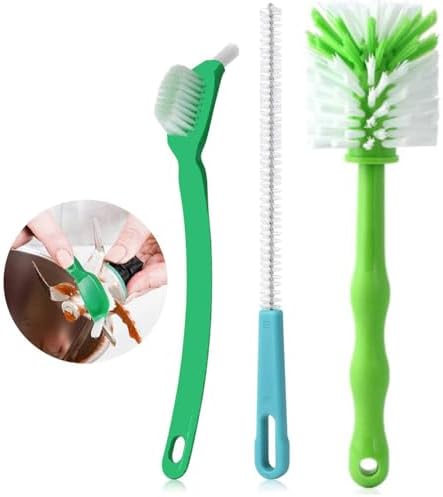 Appliance Detail Brush Set, Multi-purpose Scrubber for Food Processor Blender, Compact Bristle Tool for Kitchen Gadget Maintenance - Image 4