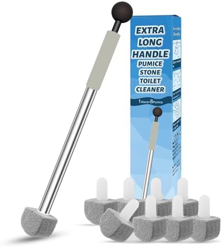 Pumice Stone Toilet Bowl Cleaner for Hard Water Ring & Stains by YINGMORE