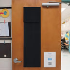 NICETOWN Black Privacy Lockdown Shade for Classroom Door Window Cover - Image 7
