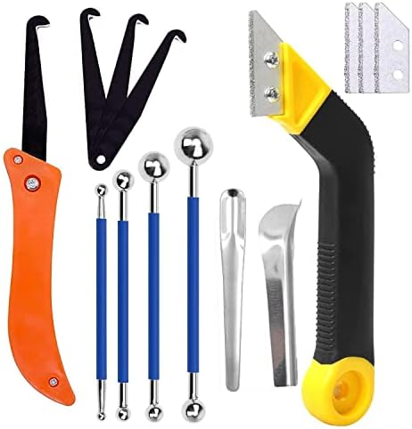 14pcs Grout Removal Tool kit, Grout Saw with Replacement Blades by LABOFiC