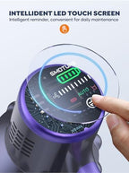 Cordless Vacuum Cleaner, 2 Batteries 110 Mins Runtime Vacuum Cleaners for Home, 45KPA 550W Stick Vacuum with Brushless Motor, Automatically Adjust Suction, Handheld Vacuum for Pet Hair/Carpet/Floor - Image 5