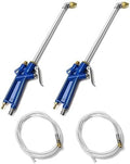 QWORK 2 Set Air Blow Gun Pneumatic Engine Cleaning Gun with 4Ft Hose, Cleaning Degreaser Sprayer Tool by QWORK