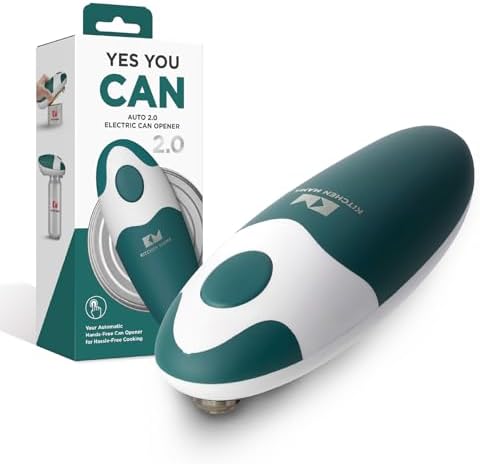 Kitchen Mama Auto 2.0 Electric Can Opener, Emerald Mist by KitchenMama