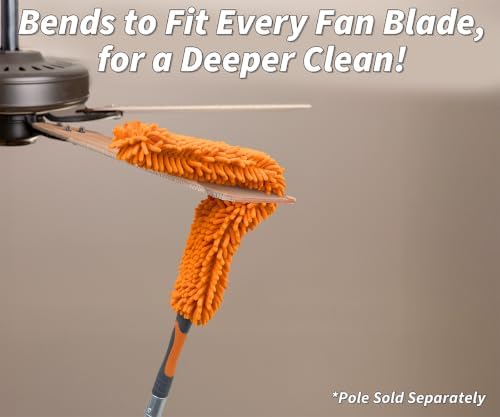 Flexible Ceiling Fan Cleaner Duster for High Ceiling (Pole Sold Separately) - Image 3