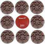 Diamond Polishing Pucks for Floor Grinding Machine, 3 Inch Resin Bond Discs for Concrete, Terrazzo, Marble, Granite, 200#, 9PCS - Image 2