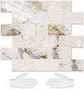 STICKGOO 10-Sheets Peel and Stick Backsplash, Glossy Pandora by STICKGOO