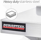 DuraSteel Stainless Steel Wall Shelf - 72" Wide x 12" Deep Commercial Grade - NSF Certified - Industrial Appliance Equipment (Restaurant, Bar, Home, Kitchen, Laundry, Garage and Utility Room) - Image 5
