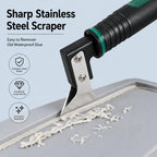 6-in-1 Silicone Sealant Removal Tool Kit, Multi-Function Caulk Remover & Grout Scraper Set for Bathroom, Kitchen, Tile, Shower, Sink & Window Cleaning and Repair. - Image 4