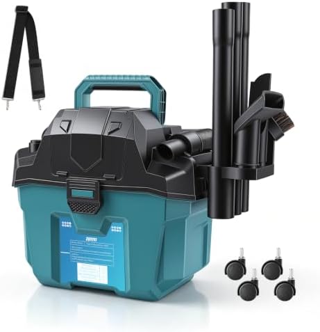 3-in-1 Cordless Shop Vac for Makita 18V Battery, 2Gal Wet Dry Vacuum by ZUYIYI