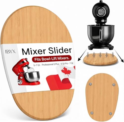 Ibyx Mixer Slider, Stand Mixer Sliding Mat, Natural, 5.5 Qt, Made in Canada by Ibyx