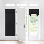 NICETOWN Black Blackout French Door Curtain for Glass Privacy by NICETOWN