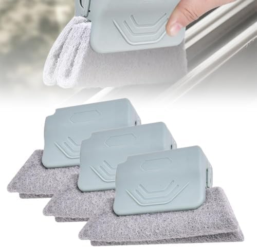 Magic Window Track Cleaner, 2026 New Window Groove Cleaning Brush Tools Set by Unknown
