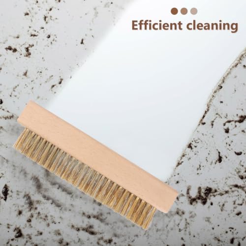 Copper Stove Brush with Wood Handle for Kitchen Oven Cleaning - Image 4