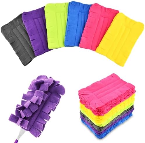 14 Pcs Microfiber Reusable Duster Refills Compatible with Swiffer Duster by Ranjaner