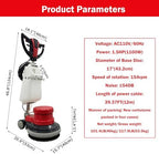 INTSUPERMAI Floor Scrubber Polisher 17"Commercial Floor Buffer Machine - Image 2