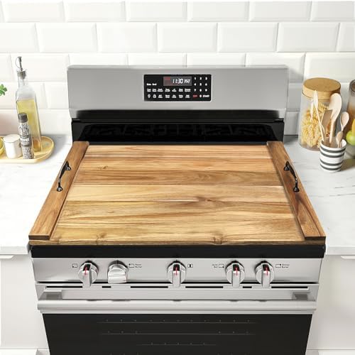 GASHELL Noodle Board Stove Cover with Handles for Electric, Gas Stove Top by GASHELL