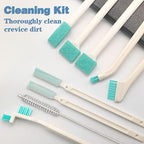 Small Household Cleaning Brushes by ELEMGULY,18 Pcs Crevice Brush for Hole, Gap, Corner, Space, Micro Crevice Scrub Cleaner Tool for Bottle, Keyboard, Window, Door Track - Image 6