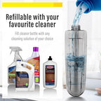Wet Spray Mop for Floor Cleaning with 14 oz Bottle & 3 Microfiber Pads - Image 4