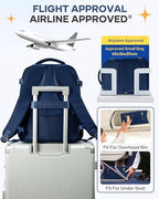 coofay Travel Backpack Carry on Flight Approved Carry on Backpack for Airplanes Personal Item Travel Bag 18x14x8 Inches Traveling Backpacks Airback Backpacks for Traveling Mochila de Viaje - Image 7