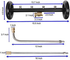 Tool Daily Dual-Function Undercarriage Cleaner 16 Inch, 3 Extension Wand - Image 6