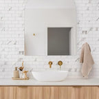 STICKGOO 10-Sheet Subway Tile Peel and Stick Backsplash, Calacatta - Image 6