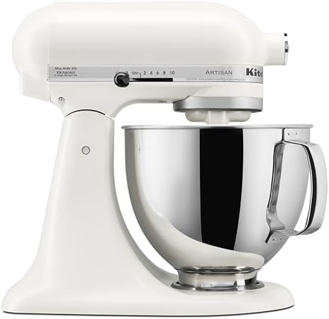 KitchenAid Artisan, 5-Qt Tilt Head Stand Mixer, KSM150PS, Porcelain White by Unknown
