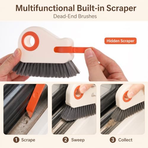 2 PCS Groove Cleaning Brush, Non-Shedding Gap Cleaner Tools - Image 5
